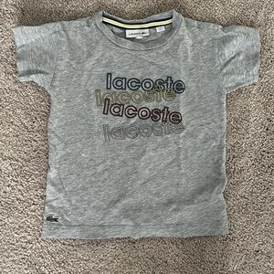 Grey Lacoste Tee